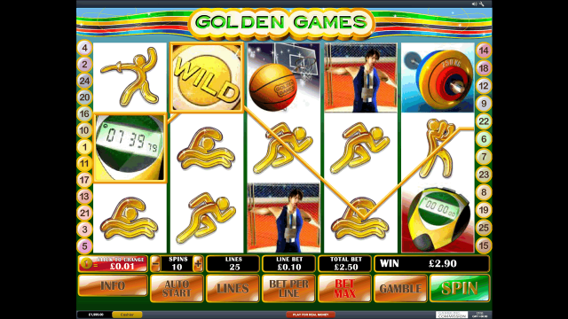 Golden Games - скриншот 1