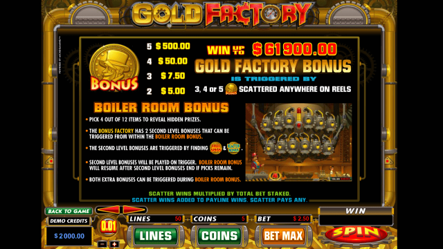 Gold Factory - скриншот 2